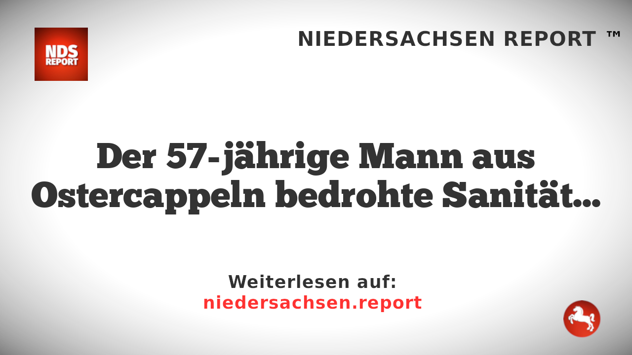 57-Jähriger nach Messerdrohung und Widerstand festgenommen