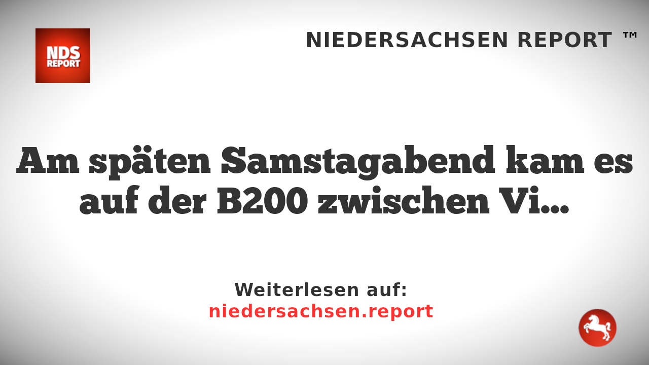 BMW überschlägt sich auf der B200 – Fahrer schwer verletzt