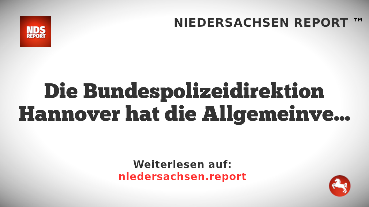 Bundespolizei verlängert Mitführverbot gefährlicher Werkzeuge am Bremer Hauptbahnhof