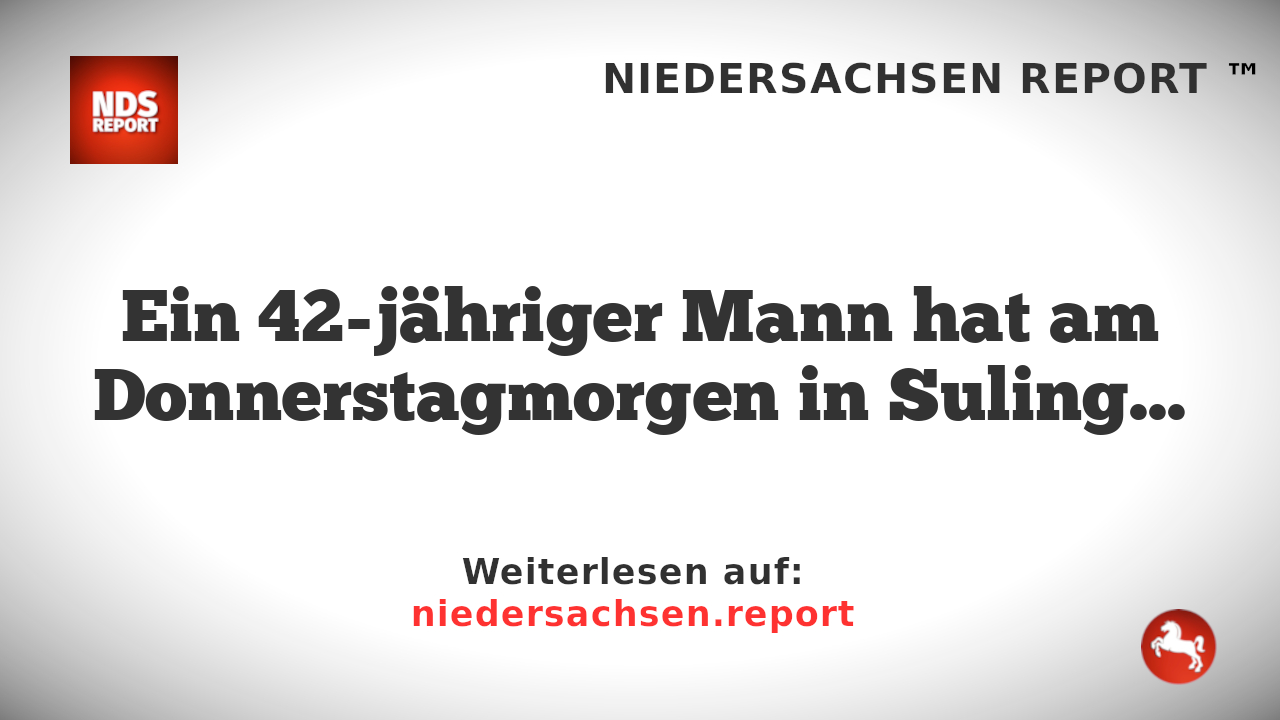 Messerattacke in Sulingen – Täter in Haft, Opfer schwebt in Lebensgefahr