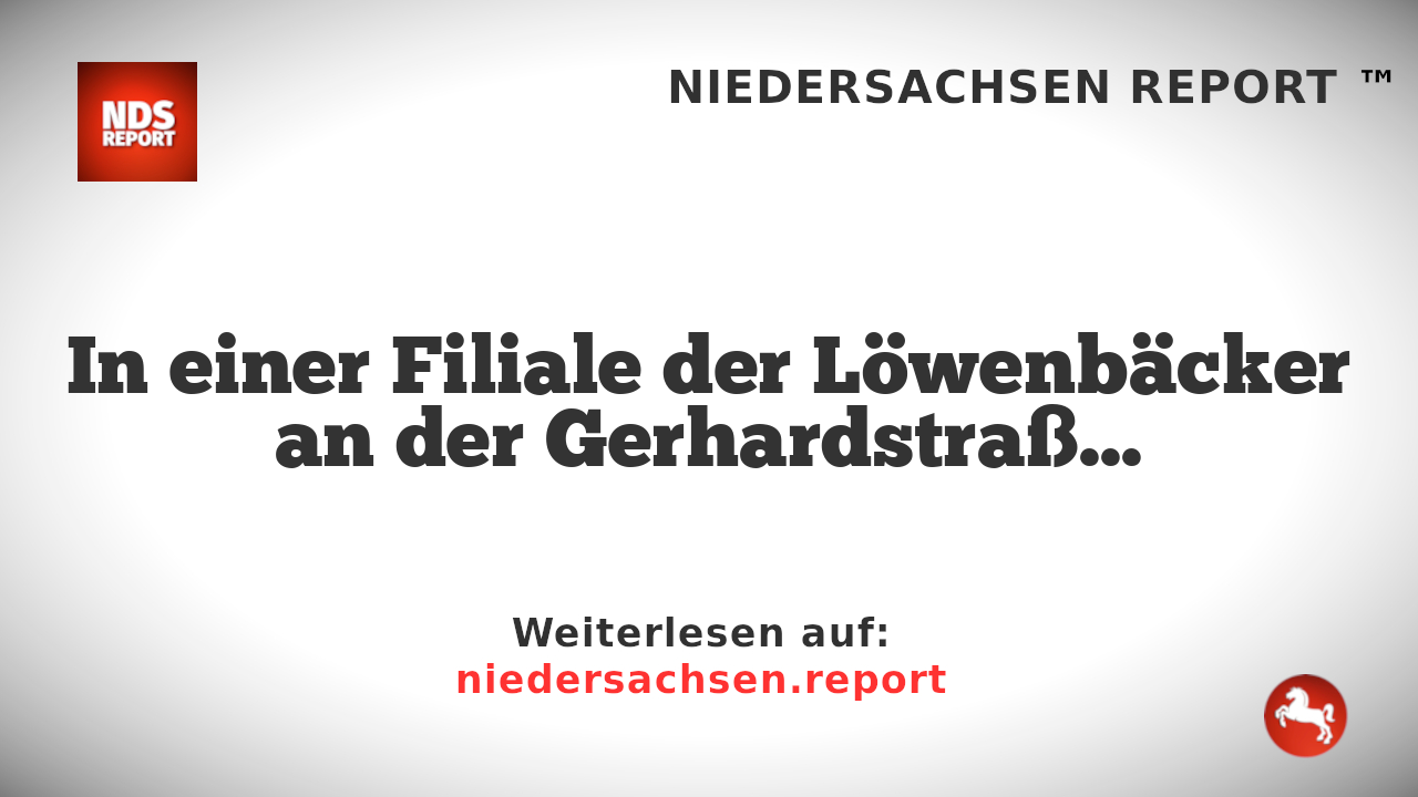 Polizei sucht Zeugen nach Überfall auf Bäckereifiliale in Groß Ilsede