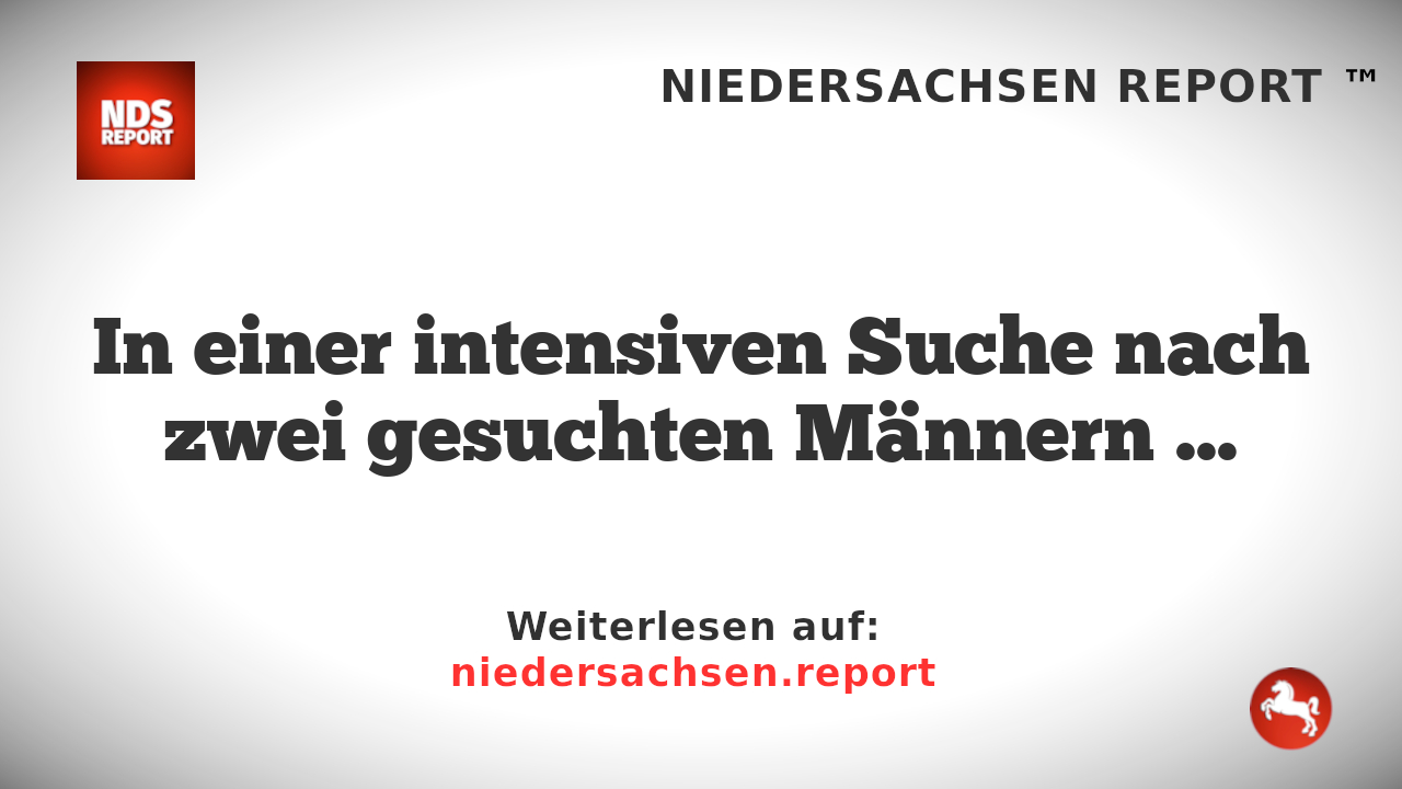 "Polizisten entdecken zwei flüchtige Männer in Dinklage"