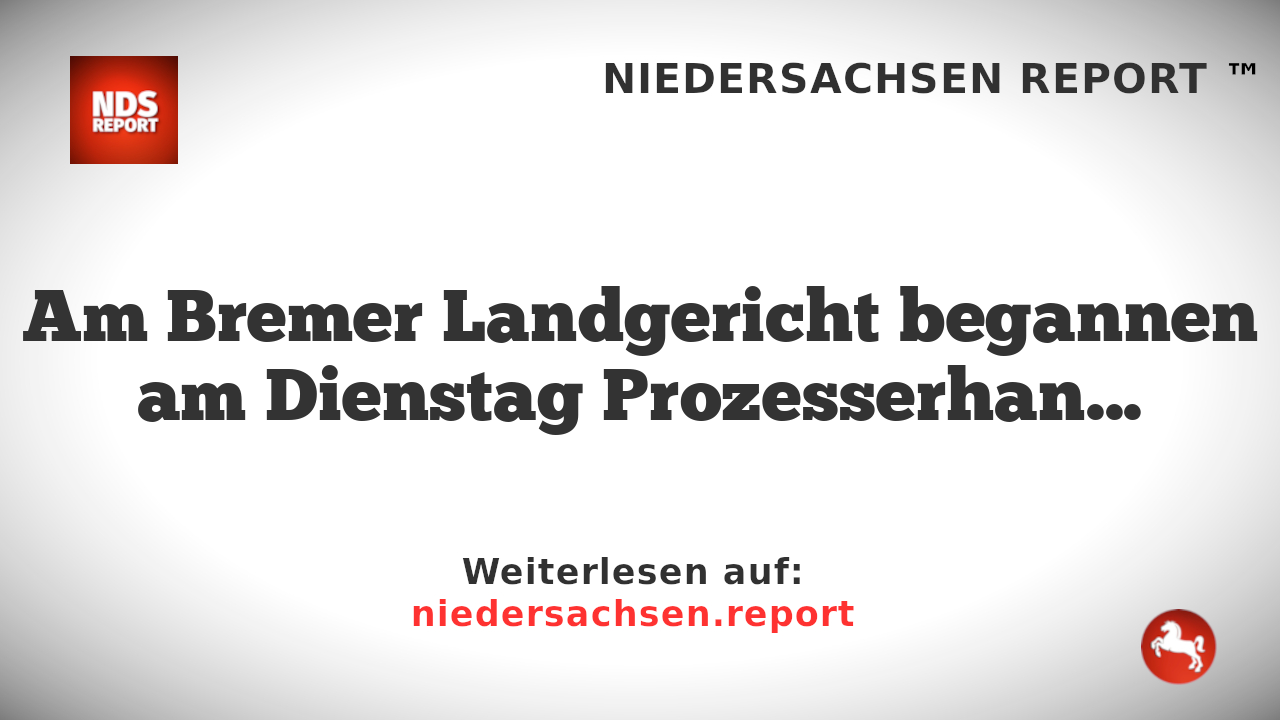 Prozess beginnt: Verdächtiger wegen tödlichem Messerangriff vor Landgericht
