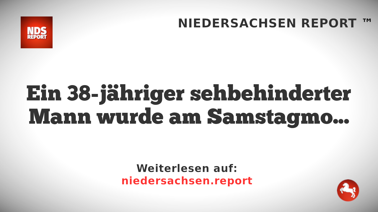 Sehbehinderter Mann in St. Georg überfallen
