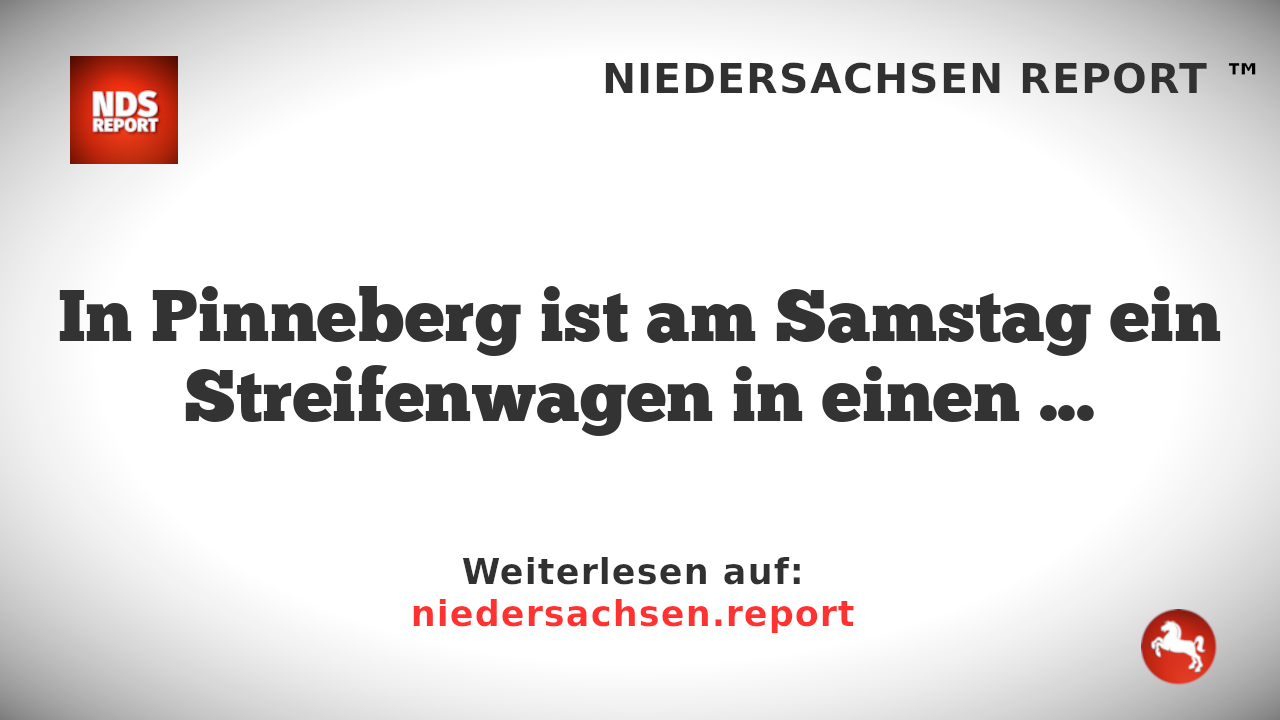 Streifenwagen überschlägt sich in Pinneberg