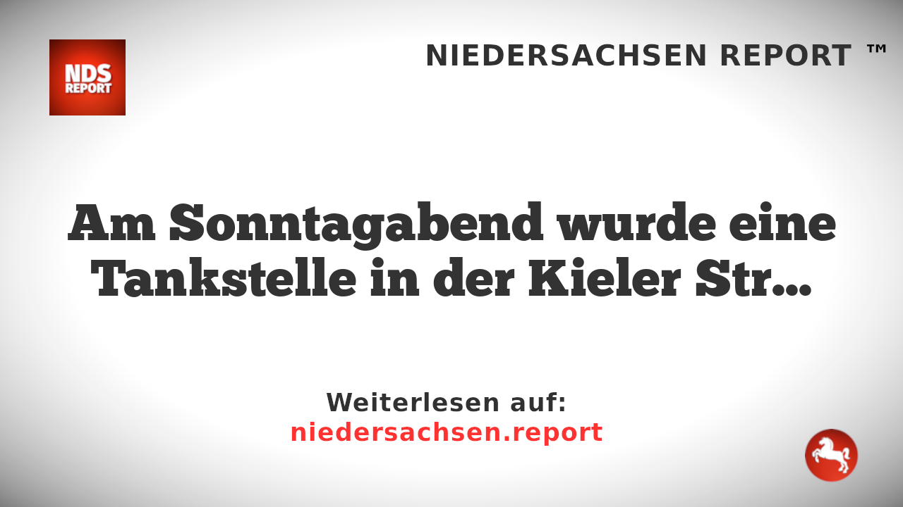 Tankstelle in Quickborn überfallen
