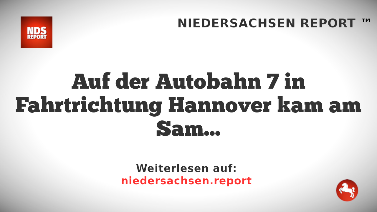Tödlicher Unfall auf der A7 im Landkreis Northeim