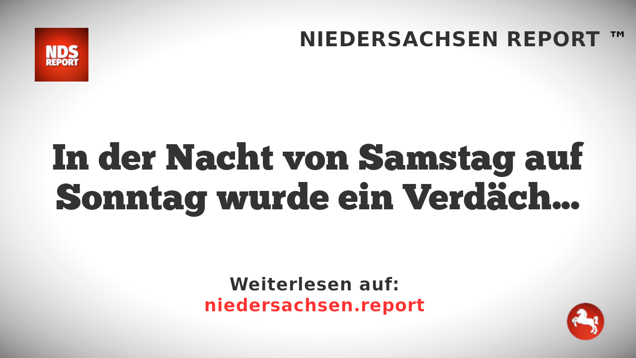 Verdächtiger nach Schüssen in Braunschweig festgenommen