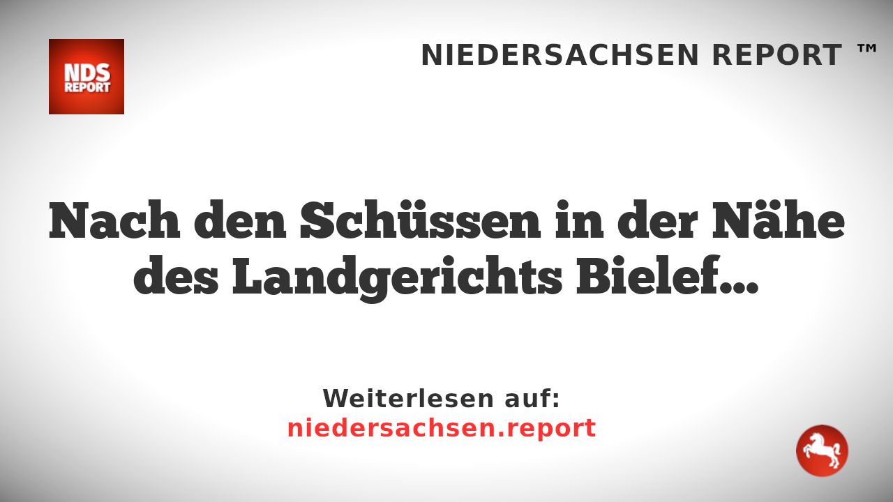 Weitere mutmaßliche Beteiligte nach Schüssen in Bielefeld festgenommen