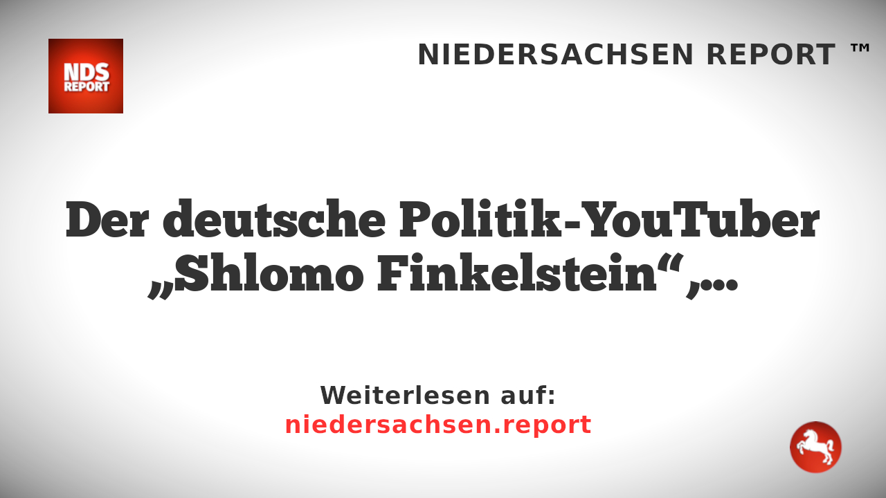 YouTuber "Shlomo Finkelstein"  aus dem Gefängnis an J.D. Vance gewendet